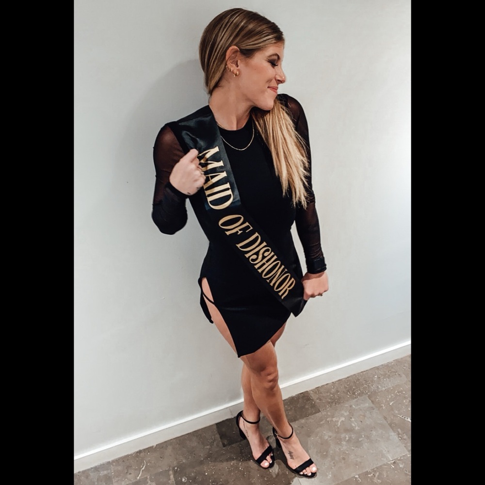Superdown Black Dress